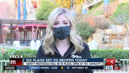 Six Flags set to reopen today with new coronavirus restrictions in place