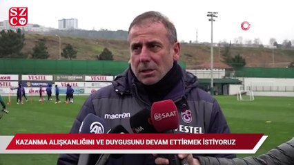 Kazanma alışkanlığını ve duygusunu devam ettirmek istiyoruz