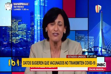 EEUU: vacunados no transmiten ni se enferman de COVID-19, según estudios