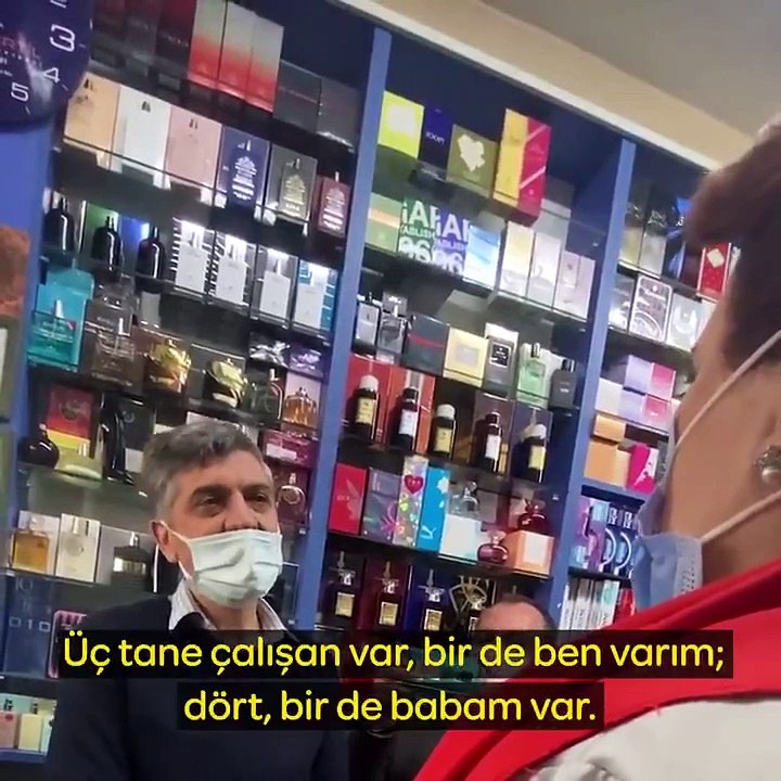Esnaf ile olan diyaloğunu paylaşan Akşener: Kurduğun bu eğri düzende senin vicdanın rahat mı Sayın Erdoğan?