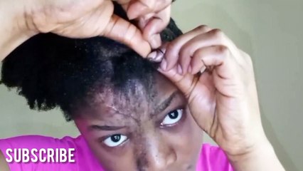 Flat twist hair style