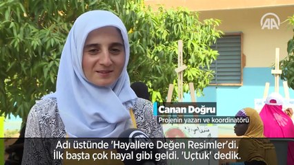 3 kıtadaki yetim çocuklar hayallerini resmediyor