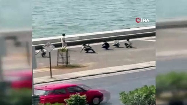 - Maske takmayanlara “ördek yürüyüşü” cezası