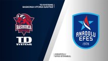 TD Systems Baskonia Vitoria-Gasteiz - Anadolu Efes Istanbul Highlights | EuroLeague, RS Round 33