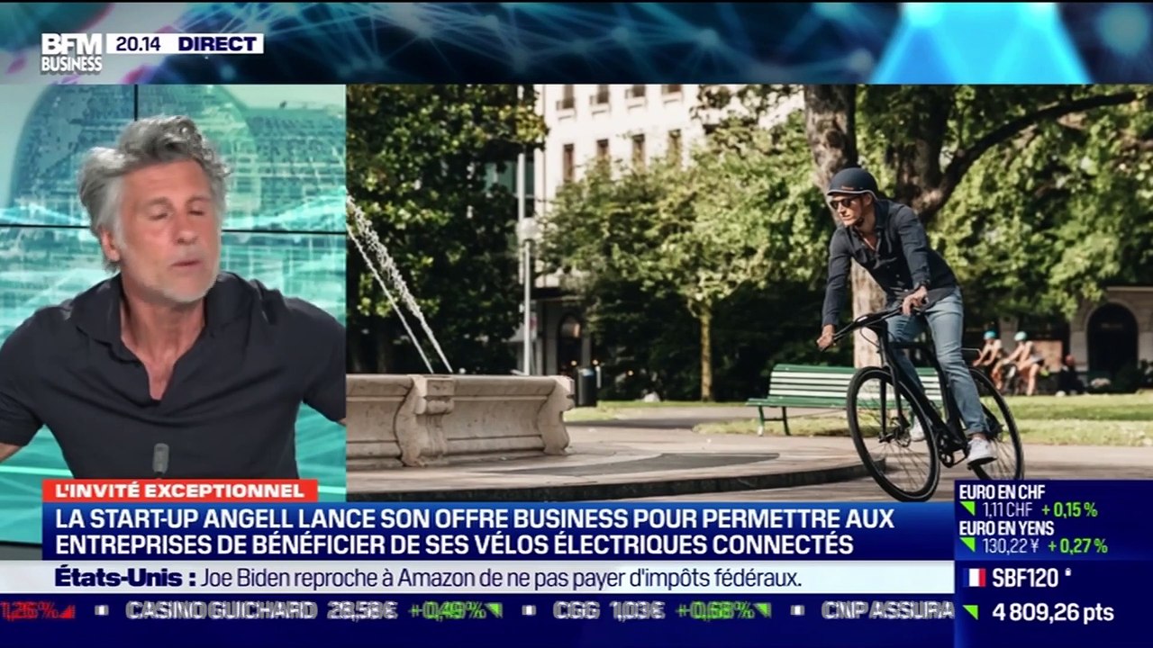 Marc Simoncini (Angell bike) : La start-up Angell lance son offre business pour permettre aux entreprises de bénéficier de ses vélos électriques connectés - 01/04