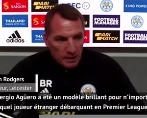 Rodgers : "Sergio Agüero est une figure iconique"