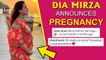 Dia Mirza Announces Pregnancy, Flaunts Baby Bump