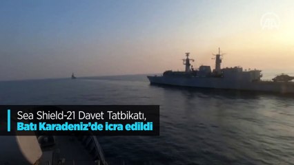 Sea Shield-21 Davet Tatbikatı, Batı Karadeniz’de icra edildi
