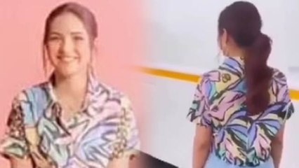 Jasmin Bhasin ने एड शूट खत्म करने के बाद किया ये काम; Watch video | FilmiBeat