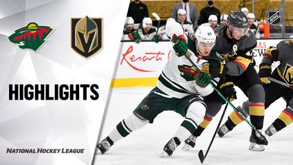 Wild @ Golden Knights 4/1/21 | NHL Highlights