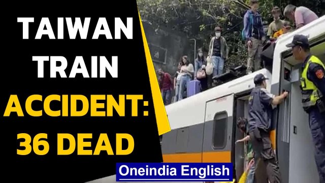 Taiwan train accident: 36 dead in island's worst rail disaster | Oneindia News