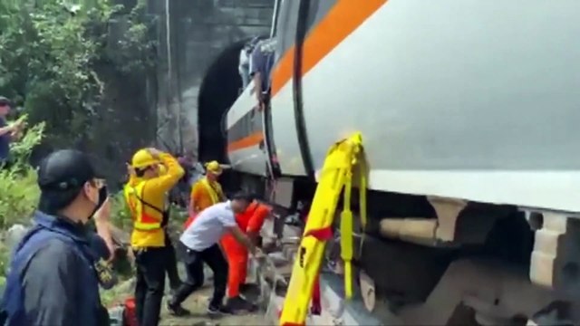 Trágico descarrilamiento de tren en Taiwán, al menos 48 muertos y decenas de heridos