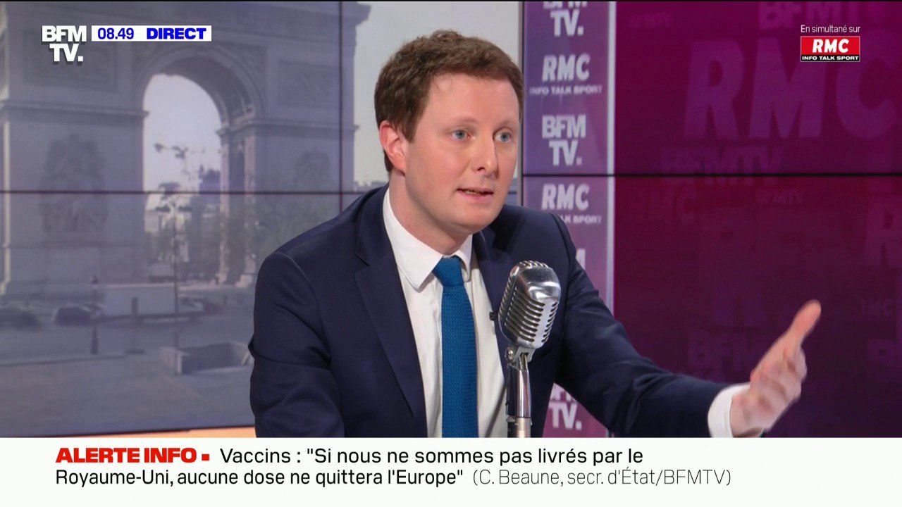 Clément Beaune pense qu'"on passera du test obligatoire au passeport sanitaire" pour circuler en Europe cet été