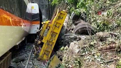 Tayvan'da tren raydan çıktı: 36 ölü, 72 yaralı