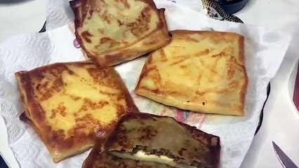 Brick Façon Msemen Farcies #Recette Ramadan