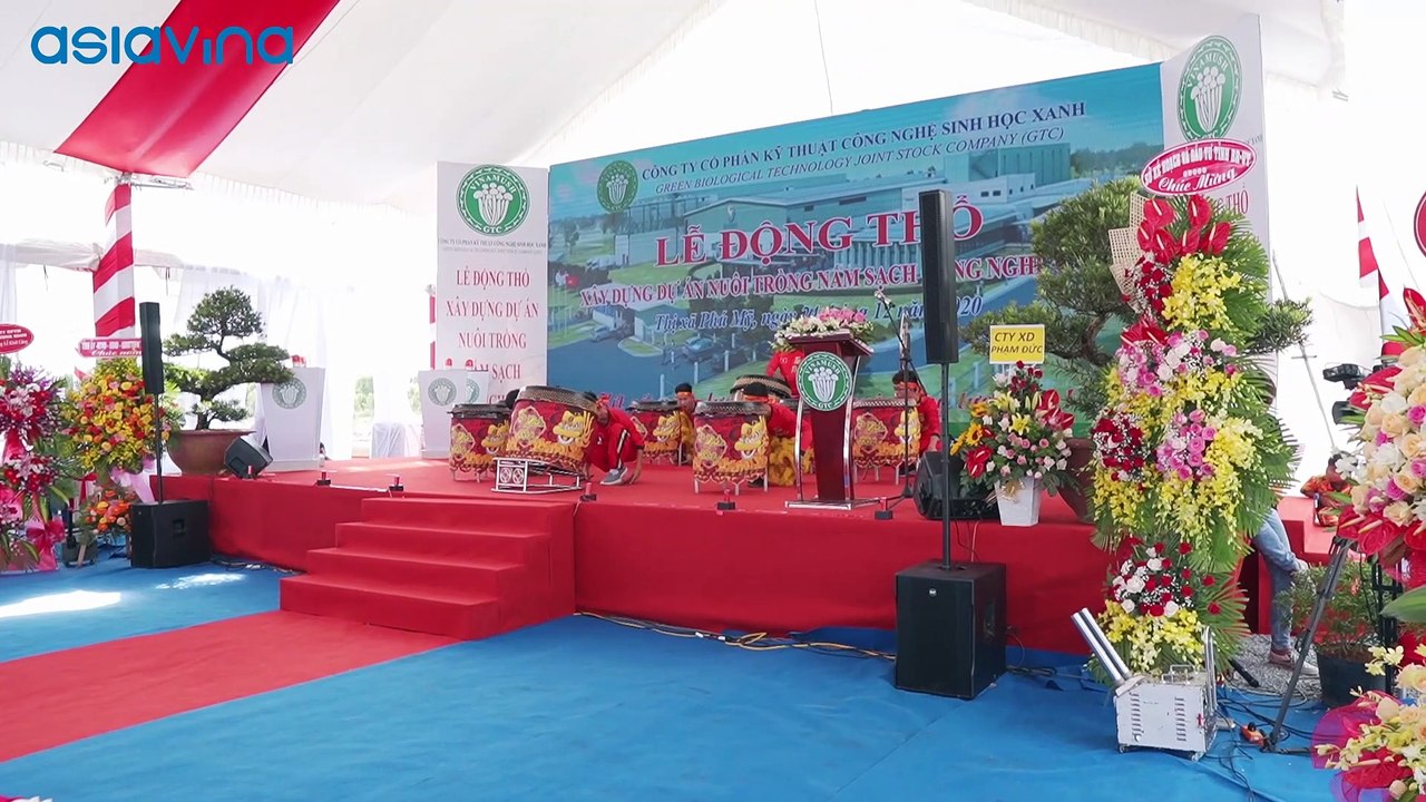 Lễ Động Thổ Dự Án Sản Xuất Nấm Ăn Vinamus Tai Thi Xa Phu My