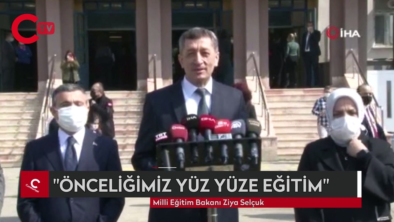 Milli Eğitim Bakanı Selçuk: "Önceliğimiz yüz yüze eğitim"