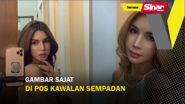 Gambar Sajat di pos kawalan sempadan
