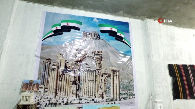 Suriyeli Ali Taha, doğduğu Palmira antik kentinin hasretini maketiyle gideriyor