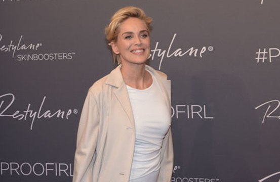 Sharon Stone: I beat Arnold Schwarzenegger 'black and blue' on Total Recall set