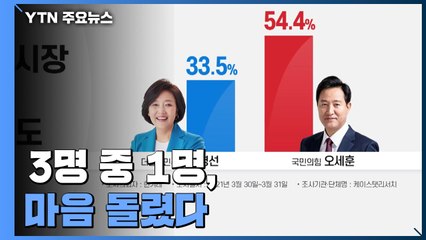 총선 여당 투표 3명 중 1명 오세훈으로...야당 표는 결집 / YTN
