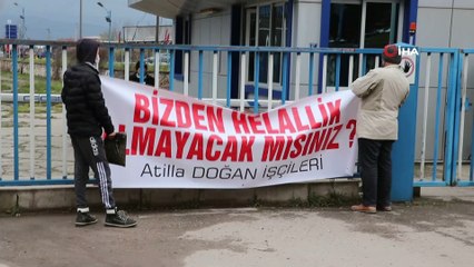 Cenazede haklarını helal etmedikleri patronlarının yüzünden hacizlik oldular