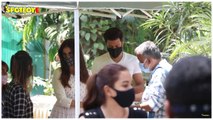 SPOTTED! Genelia Dsouza & Riteish Deshmukh at a shoot location in Bandra