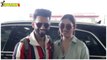 SPOTTED! Lovebirds Rahul Vaidya-Disha Parmar flying to Chandigarh to shoot for a music video