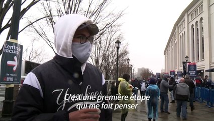 "Ça fait du bien de revenir au stade": les fans de baseball au Yankee Stadium