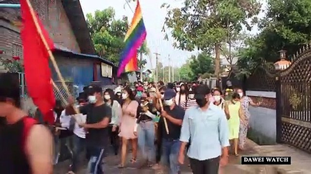 تظاهرات في بورما لتكريم ضحايا الانقلاب العسكري