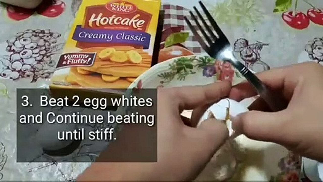 cooking Instant pancake.