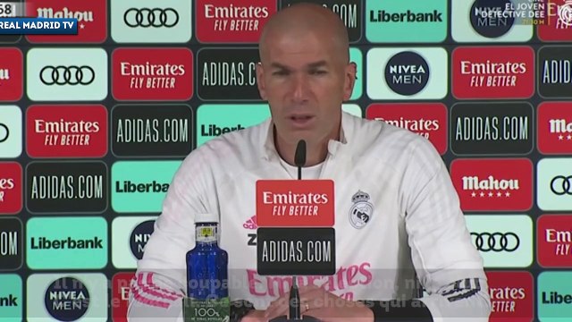Zinedine Zidane et l'absence de Sergio Ramos
