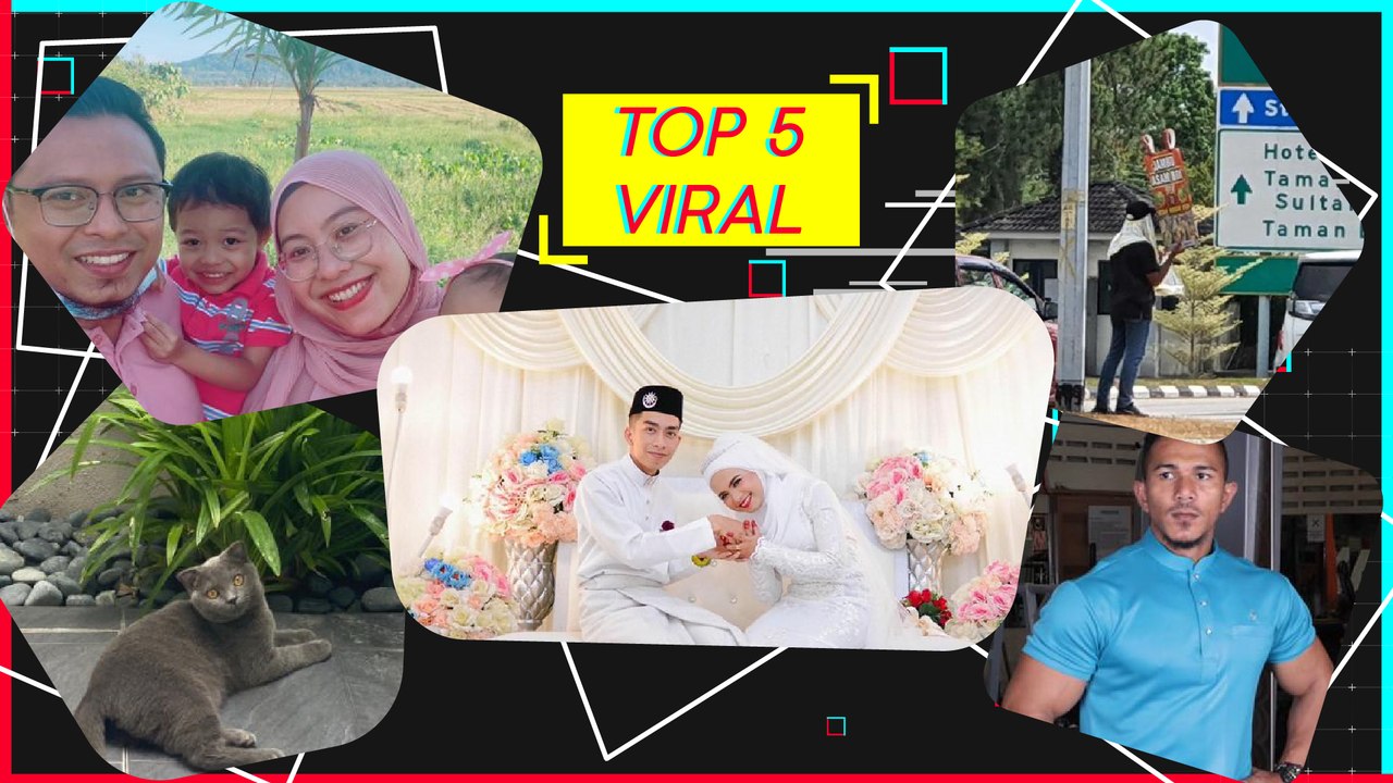 Top5 Viral: Abang sado pakai baju sendat pergi ‘wedding’, ibu menangis kucing kesayangan lesap