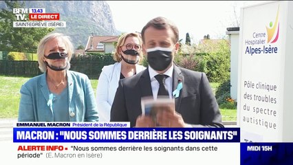 Emmanuel Macron: La prise en charge de l'autisme est "un immense chantier sur lequel la France avait pris du retard"