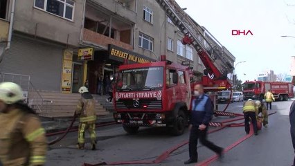 Son dakika haber... BAŞAKŞEHİR'DE TEKSTİL ATÖLYESİNDE YANGIN -2