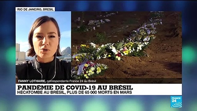 Pandémie de Covid-19 au Brésil : hécatombe au Brésil, plus de 65 000 morts en mars