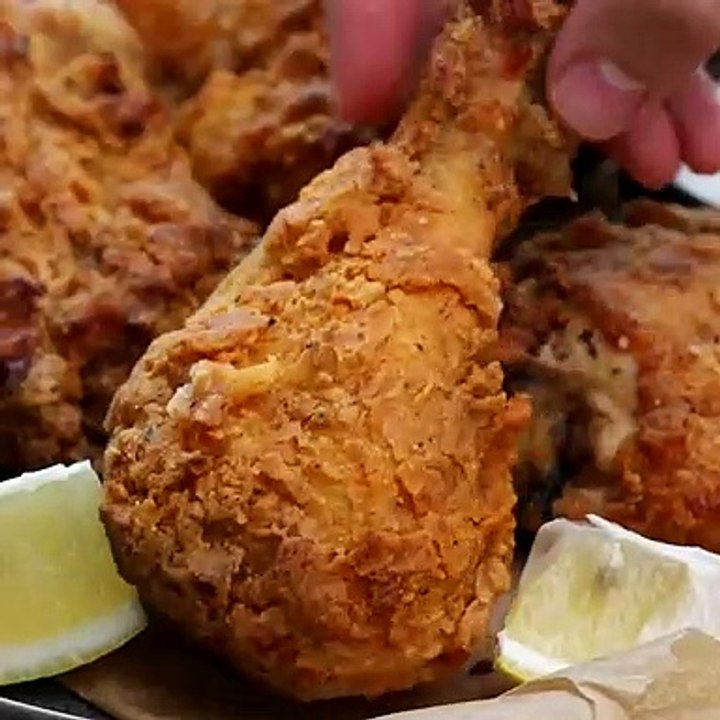 The Best Air Fryer Buttermilk Fried Chicken (Super Crispy And Tender