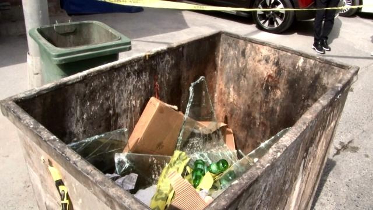 Esenyurt'ta feci olay kadının başına cam düştü