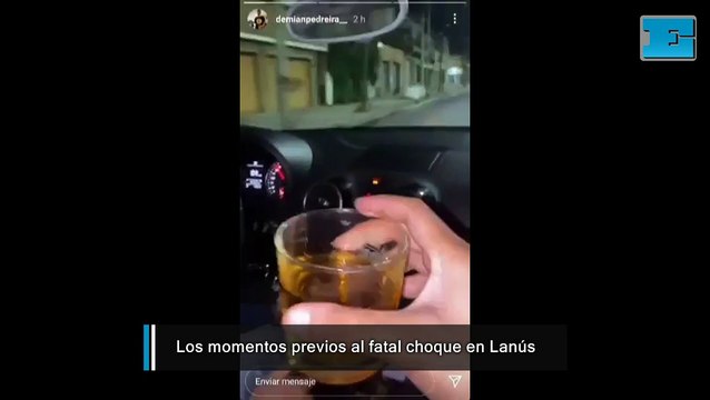 Momentos previos al impactante choque de un auto de alta gama que dejó dos muertos