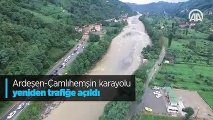 Download Video: Ardeşen-Çamlıhemşin karayolu yeniden trafiğe açıldı