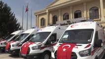 4'ü ambulans 19 yeni araç ekiplerin hizmetine sunuldu