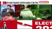 BJP’s Kushboo Sundar Arrives To Cast Her Vote NewsX Ground Report NewsX
