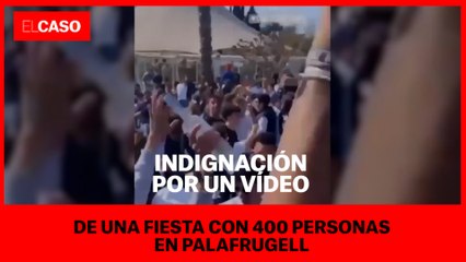 Indignación por un vídeo de una fiesta con 400 personas en Palafrugell