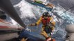 Hollanda bandıralı geminin mürettebatı helikopterle kurtarıldı