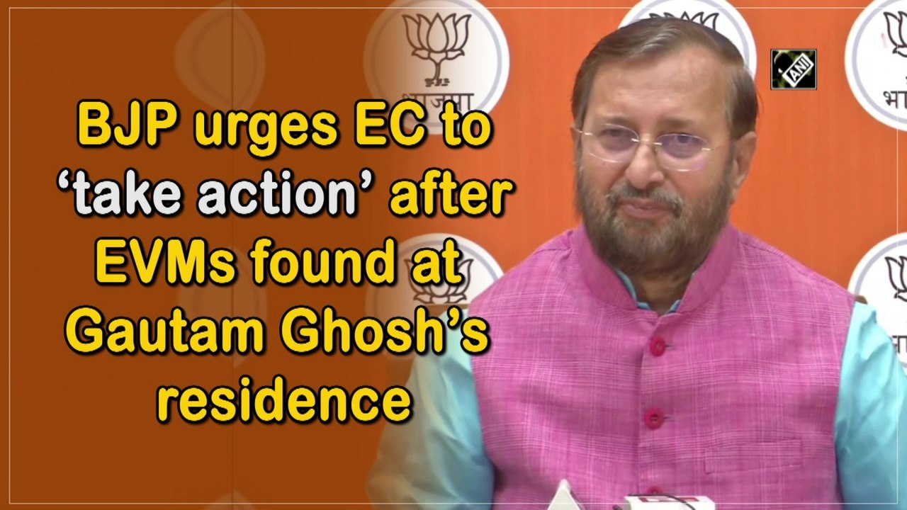 BJP urges EC to ‘take action’ after EVMs found at Gautam Ghosh’s residence