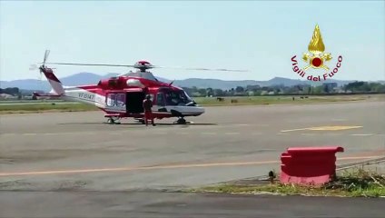 Portico e San Benedetto (FC) - Incendio boschivo a Valvitole (06.04.21)