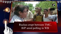 Ruckus erupt between TMC, BJP amid polling in West Bengal