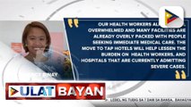 Sen. Binay, suportado ang rekomendasyon ng Philippine College of Physicians na gawing temporary hospital facilities ang ilang hotels