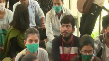 Non-appointment of quality teachers, students' protest