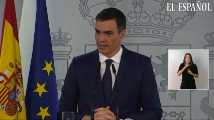Sánchez: "El objetivo es no ampliar más el estado de alarma más allá del 9 de mayo"